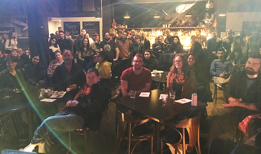 The crowd at Sup Doc Podcast LIVE Quiz Show in SF Sketchfest 2019